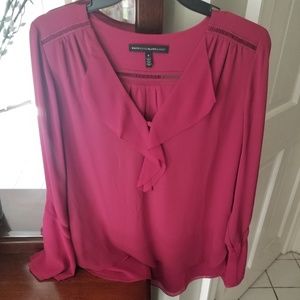 Flowing shirt in lovely rose color